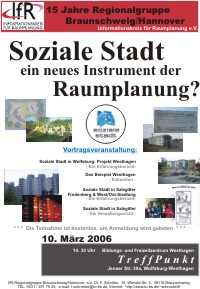 Plakat zur IfR-Veranstaltung