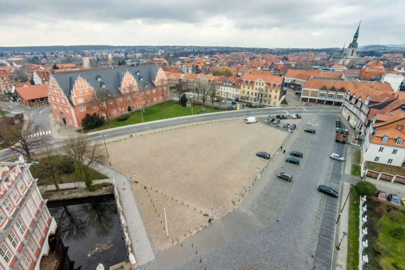 Luftbild Schlossplatz