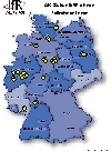 Wohn- und Arbeitsorte der Mitglieder des AK Zukunft Wohnen